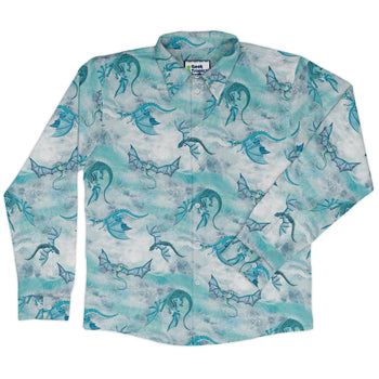 Frost Dragons Long Sleeve Button Up Shirt 2