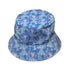 Frost Queen Silver Fox Bucket Hat Gray Stitching