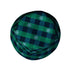 Frosted Green Plaid Bucket Hat Top View