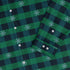 Frosted Green Plaid Long Sleeve Button Up Shirt sleeve close