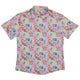 Fruit Snack Dinos Button Up Shirt Geek Nerd 0925 adult sizing All Adult Button Up Shirts