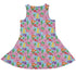 Fruit Snack Dinos Dress Geek Nerd 0925 Animal Patterns Design by Julie Kitzes