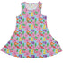 Fruit Snack Dinos Dress Geek Nerd 0925 Animal Patterns Design by Julie Kitzes