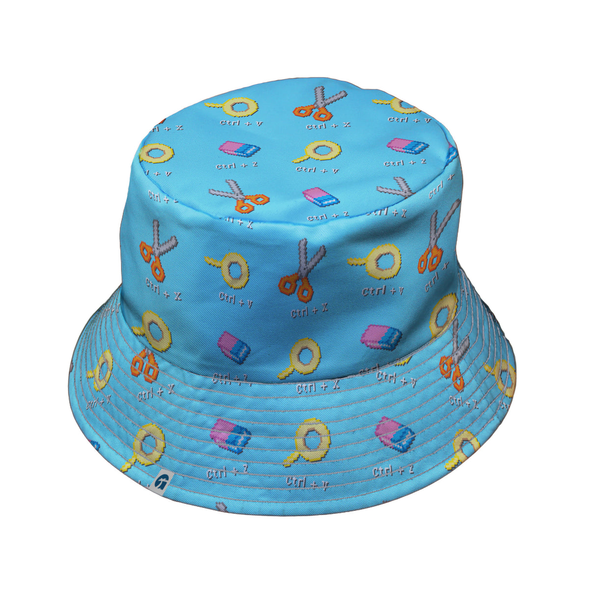 Full Control Bucket Hat Gray Stitching