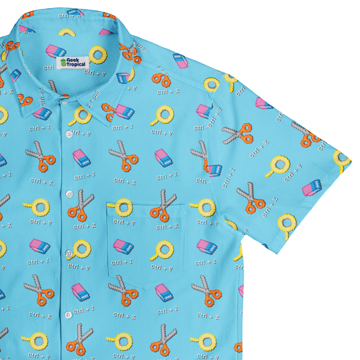 Full Control Button Up Shirt Top Corner