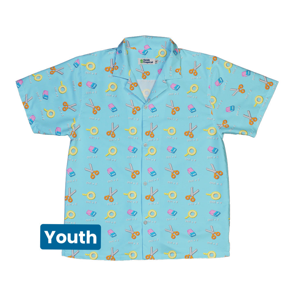 Full Control Youth Hawaiian Shirt Front