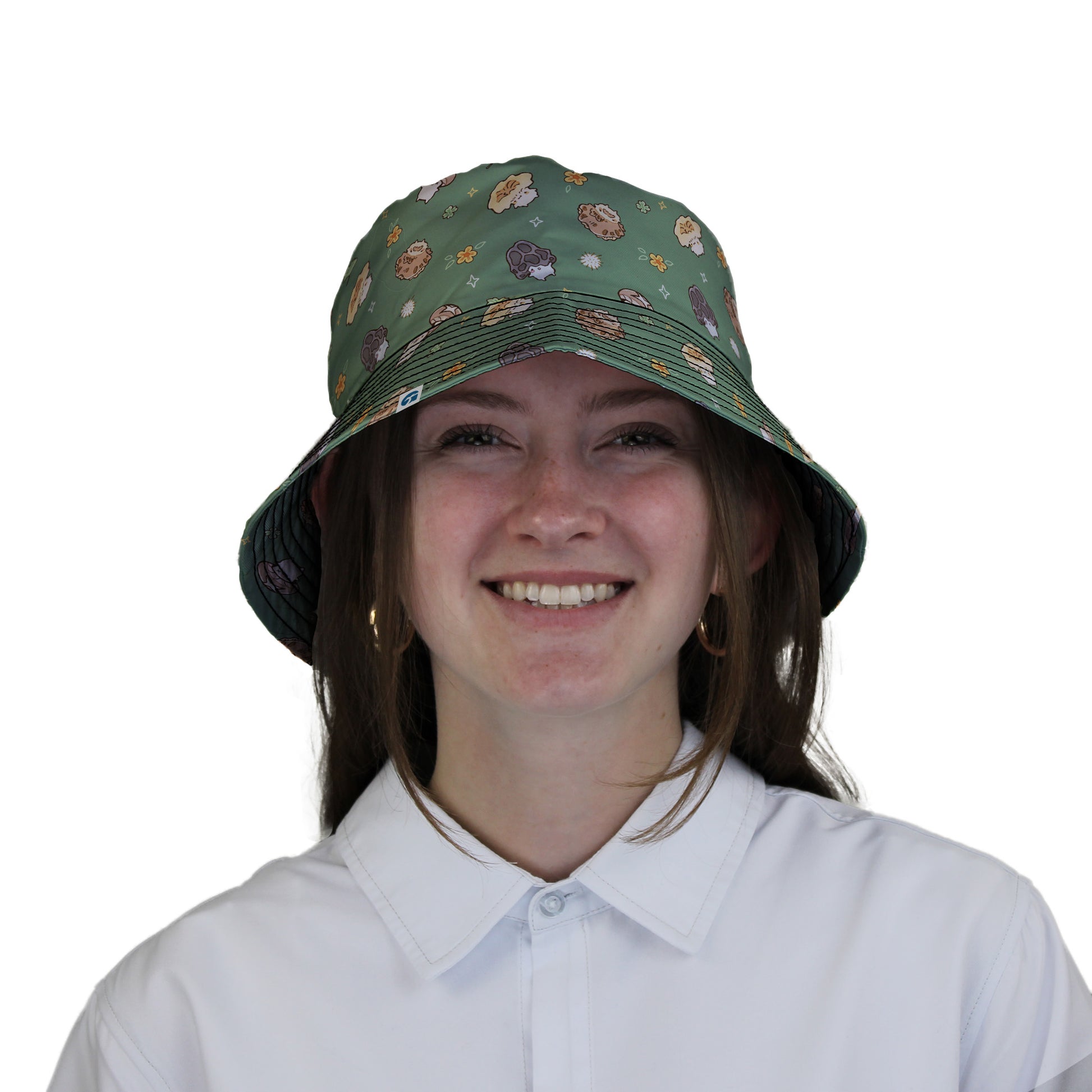 Fungis Green Bucket Hat Woman