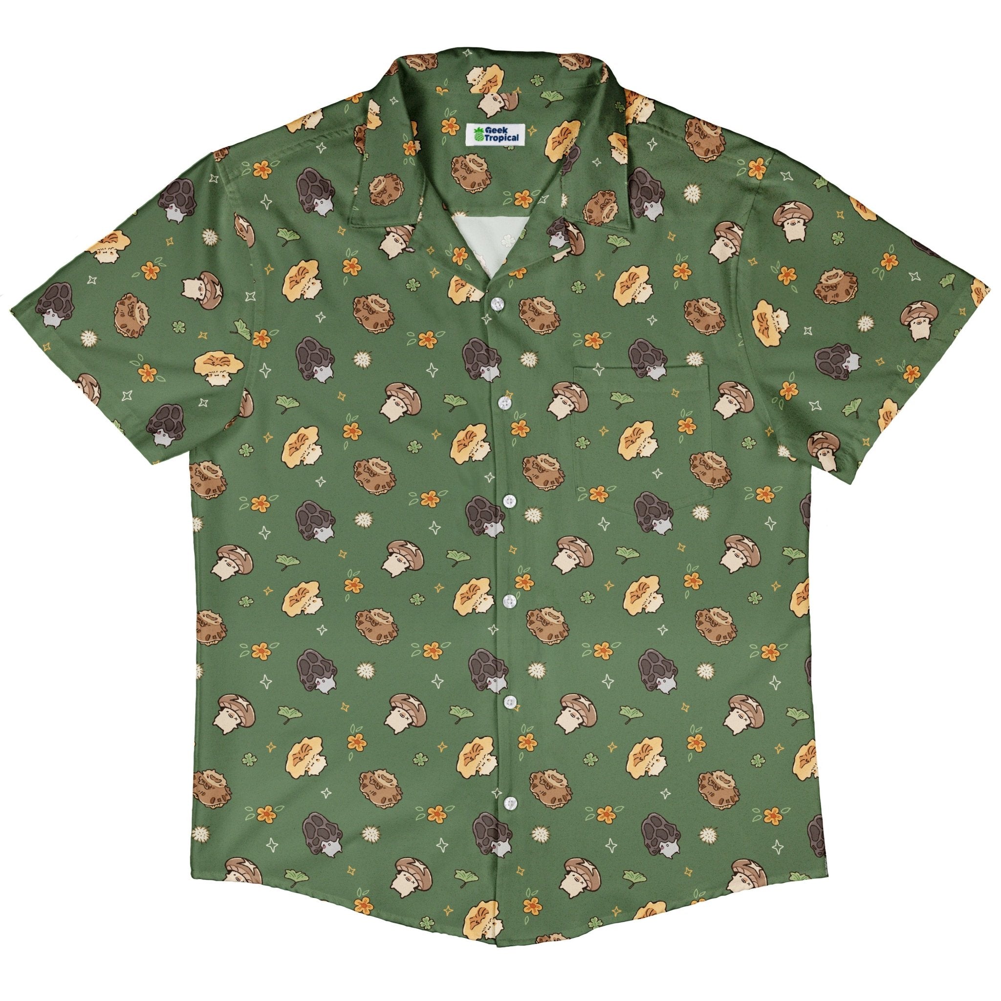 Fungis Green Button Up Shirt 5