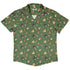 Fungis Green Button Up Shirt Hawaiian Front