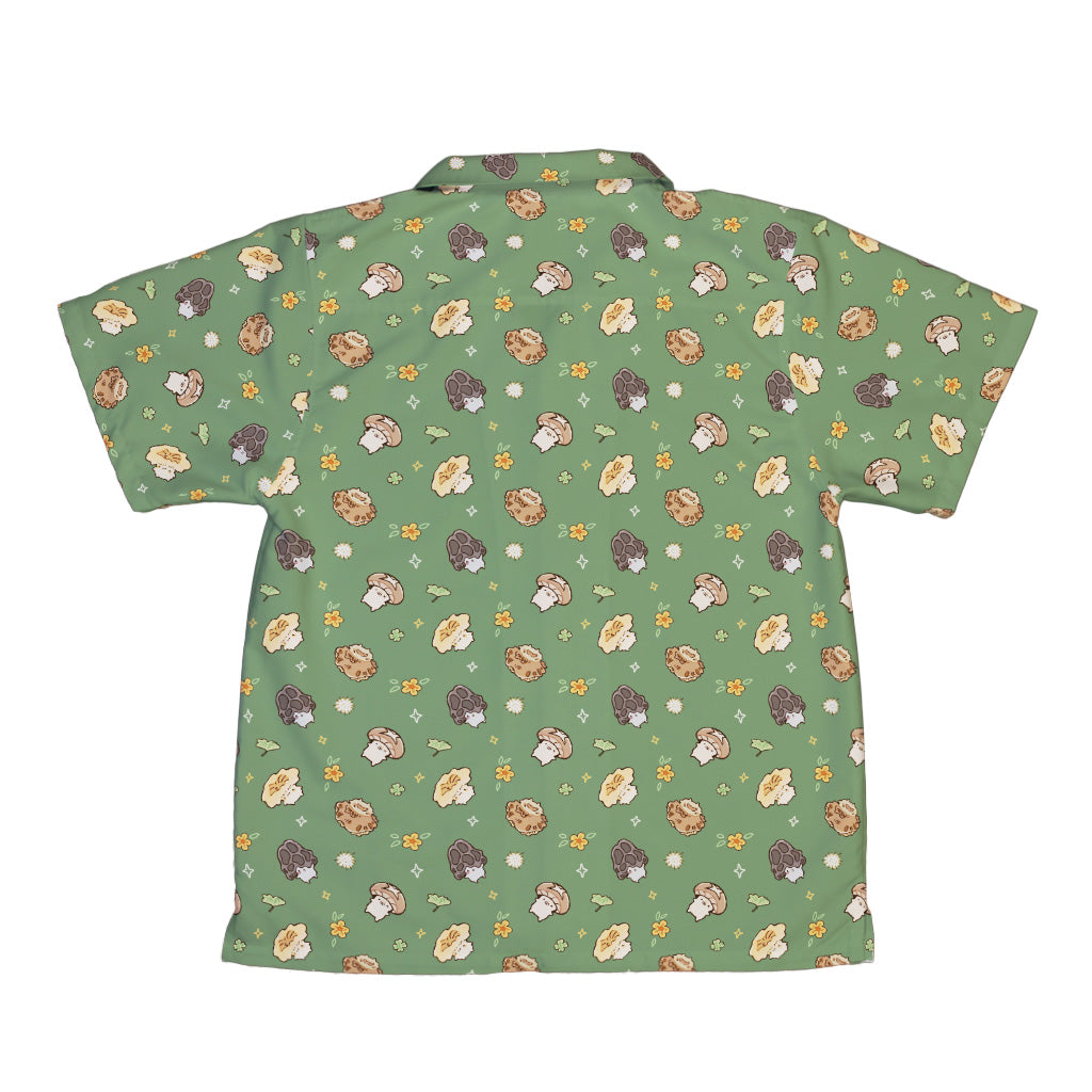 Fungis Green Youth Hawaiian Shirt Back