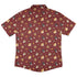Fungis Red Button Up Shirt Back