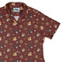 Fungis Red Curvy Button Up Shirt womens top right
