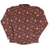 Fungis Red Long Sleeve Button Up Shirt back
