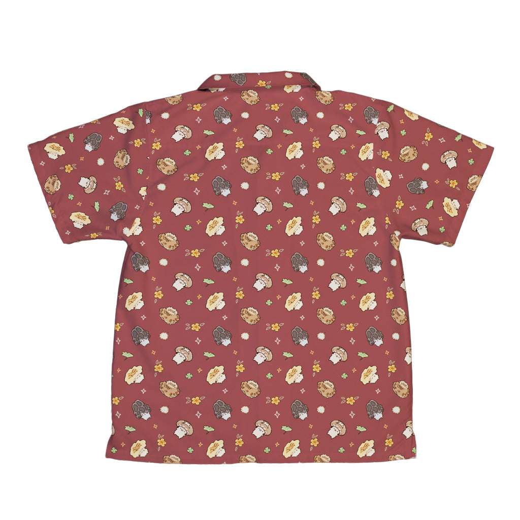 Fungis Red Youth Hawaiian Shirt Back
