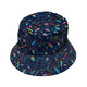 Galactic Ice Rocket Bucket Hat Geek Nerd Design by Zirkus Design lx - B q225