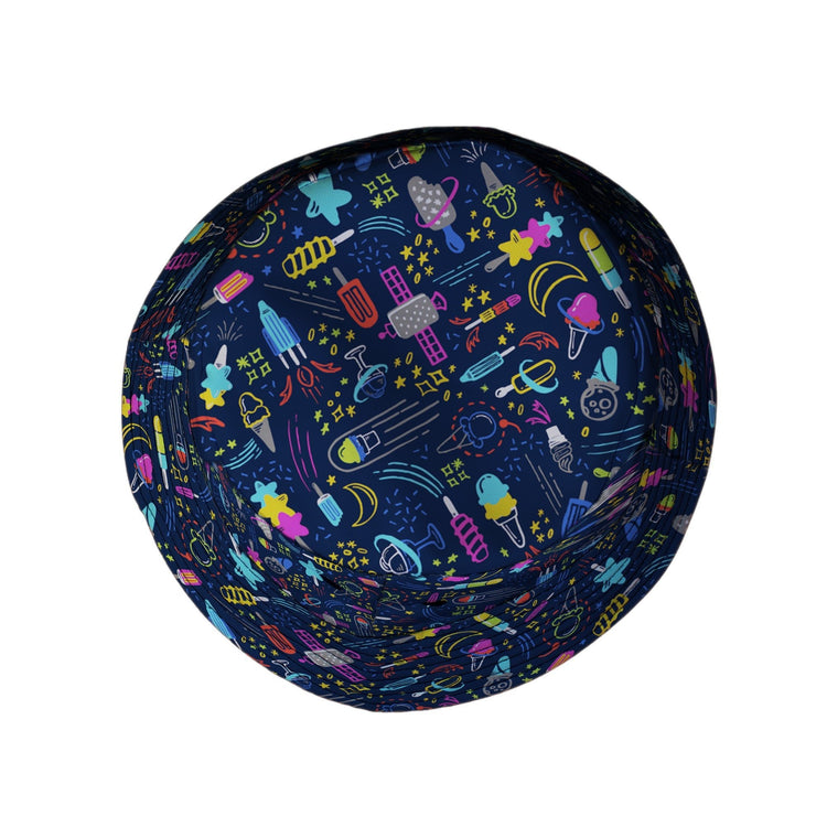 Galactic Ice Rocket Bucket Hat Geek Nerd Design by Zirkus Design lx - B q225