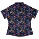 Galaxy Dragons Purple Curvy Button Up Shirt Geek Nerd 0925 All Adult Button Up Shirts Designs by Nathan