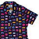 Game Controllers Purple Video Game Curvy Button Up Shirt Geek Nerd video game arcade print women