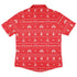 Gamer Christmas Sweater Button Up Shirt Geek Nerd adult sizing Christmas Print Design by Tobe Fonseca
