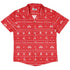Gamer Christmas Sweater Button Up Shirt Geek Nerd adult sizing Christmas Print Design by Tobe Fonseca