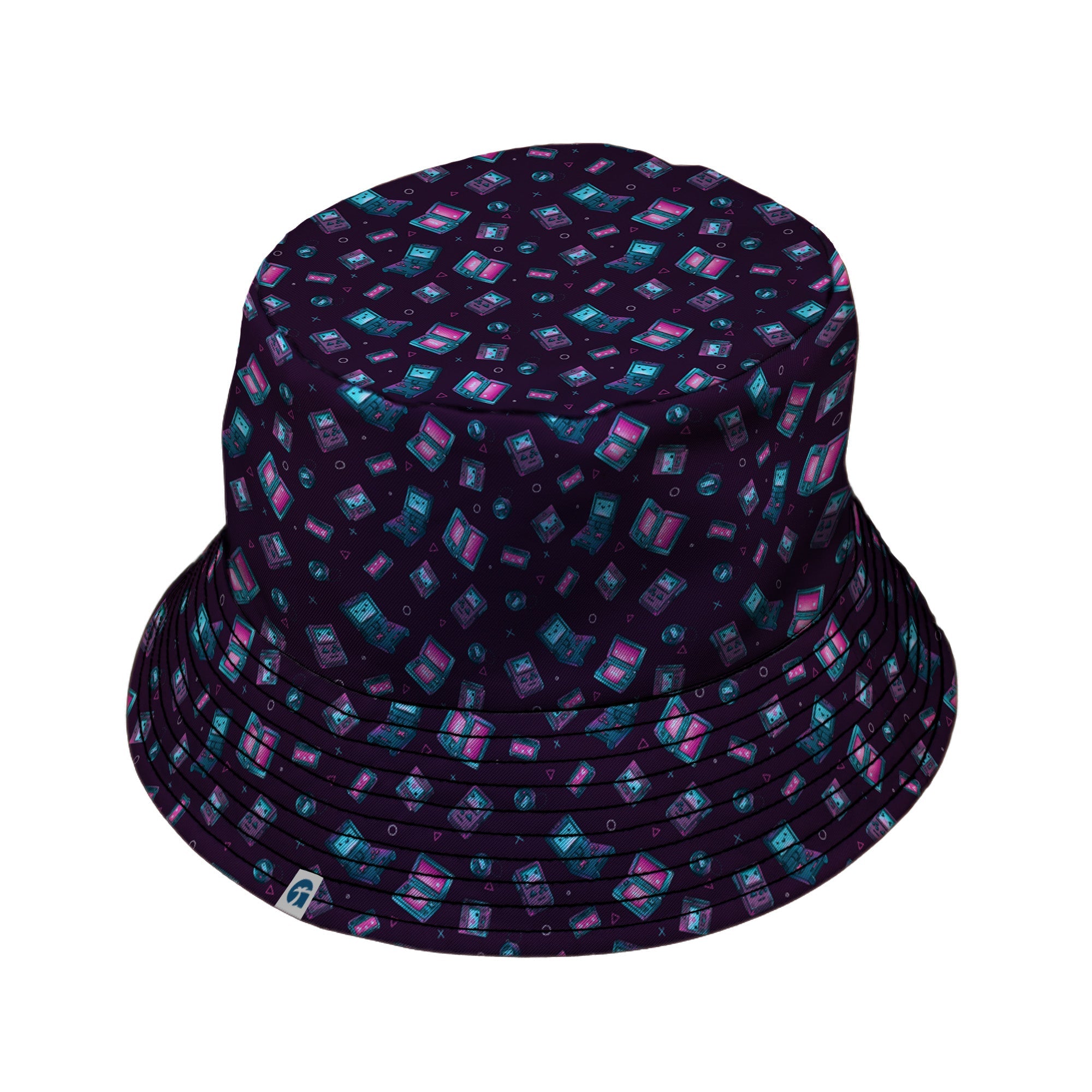 Gaming Consoles Anime Purple Bucket Hat Geek Nerd Design by Ardi Tong lx - B q225