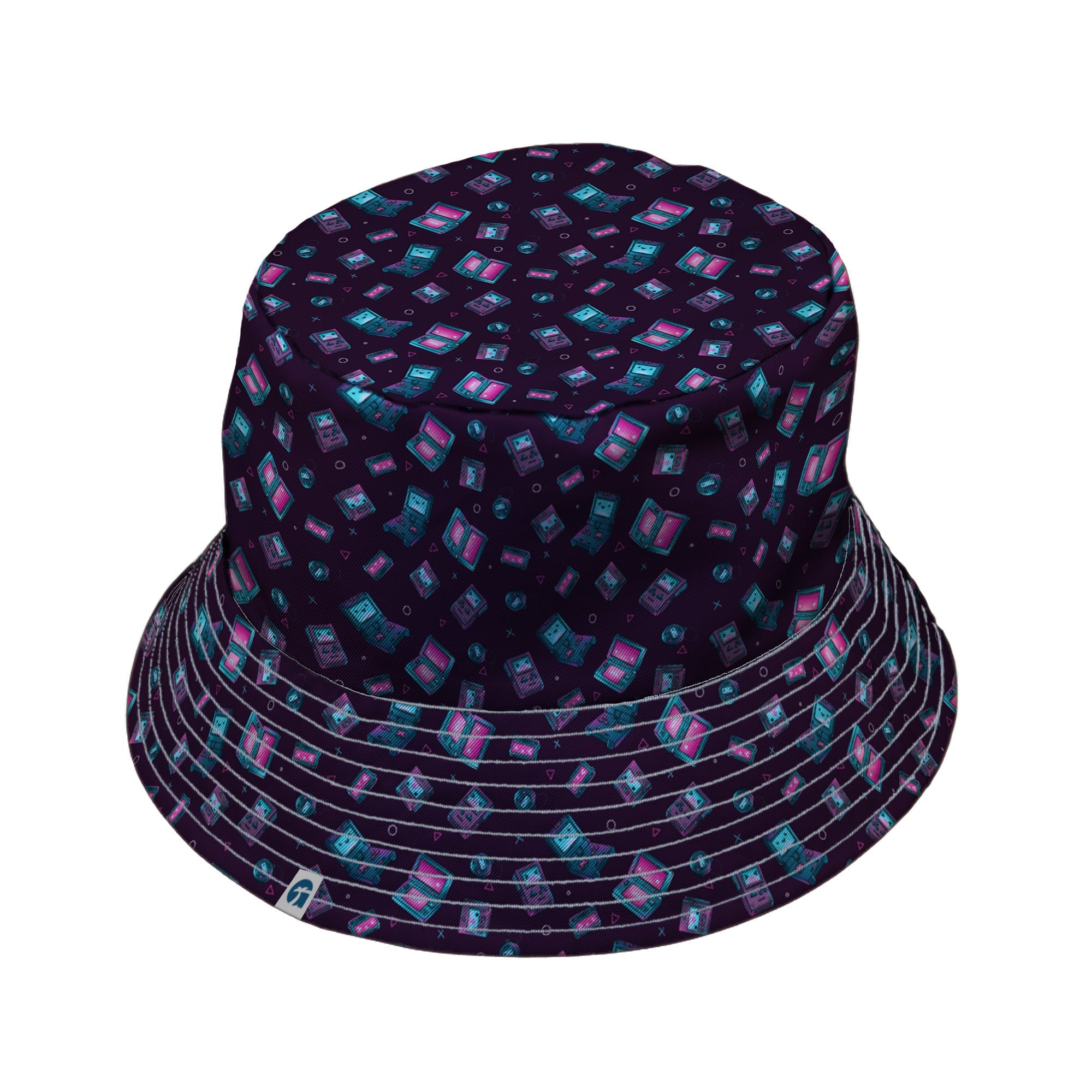 Gaming Consoles Anime Purple Bucket Hat Geek Nerd Design by Ardi Tong lx - B q225