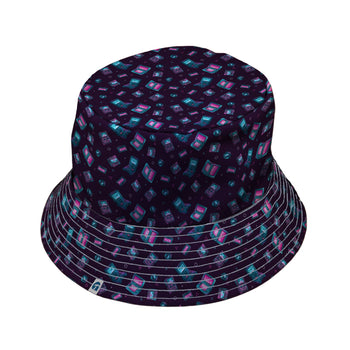 Gaming Consoles Anime Purple Bucket Hat Geek Nerd Design by Ardi Tong lx - B q225