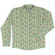 Garden Dragons Fantasy Long Sleeve Button Up Shirt Geek Nerd adult sizing Designed by Rose Khan Fantasy Prints