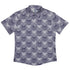 Garden Glow Skull Button Up Shirt Flat Front