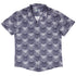 Garden Glow Skull Button Up Shirt Hawaiian Front