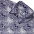 Garden Glow Skull Button Up Shirt Neck