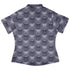 Garden Glow Skull Curvy Button Up Shirt womens back