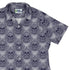 Garden Glow Skull Curvy Button Up Shirt womens top right