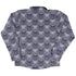 Garden Glow Skull Long Sleeve Button Up Shirt back