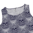 Garden Glow Skull Sleeveless Dress close front