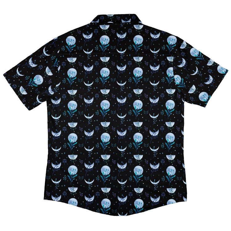 Garden Phase Button Up Shirt Geek Nerd adult sizing Botany Print Design by Episodic