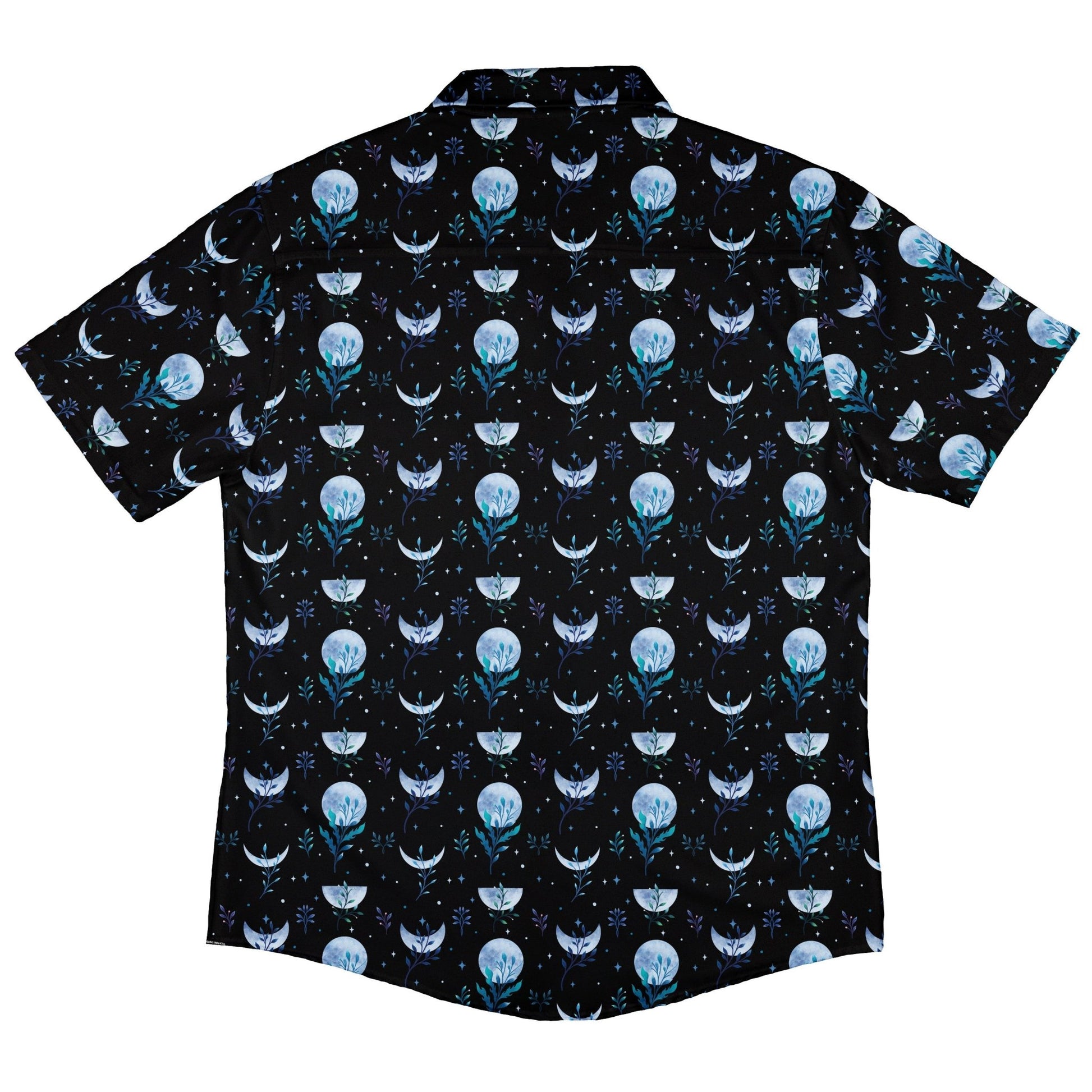 Garden Phase Button Up Shirt Geek Nerd adult sizing Botany Print Design by Episodic