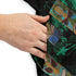Geek Tiki Masks Dark Green Dress Geek Nerd board game print computer print Designs by Nathan