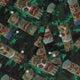 Geek Tiki Masks Dark Green Long Sleeve Button Up Shirt Geek Nerd adult sizing board game print computer print
