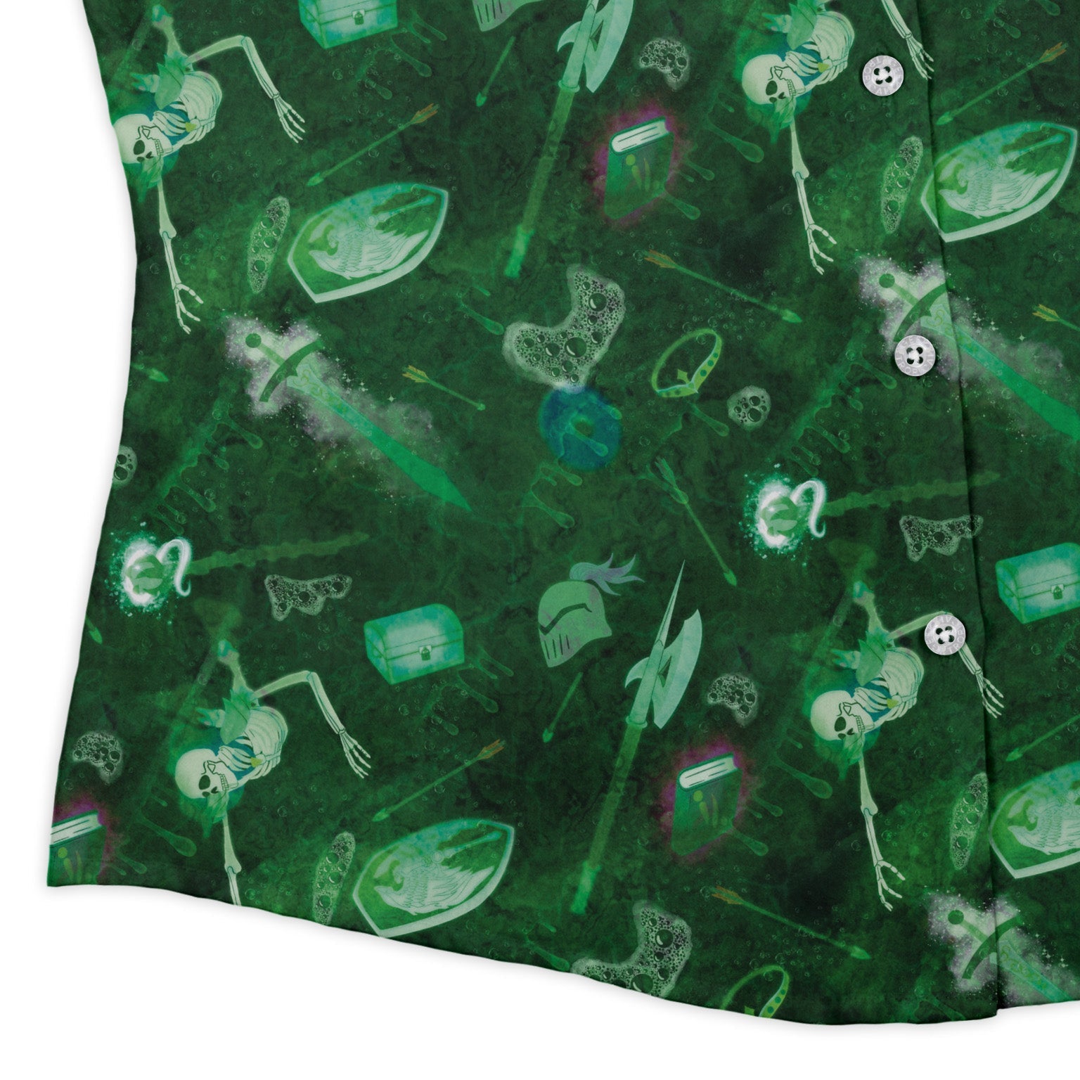 Gelatinous Cube Dnd Monster Curvy Button Up Shirt Geek Nerd Designs by Nathan dnd & rpg print Q3