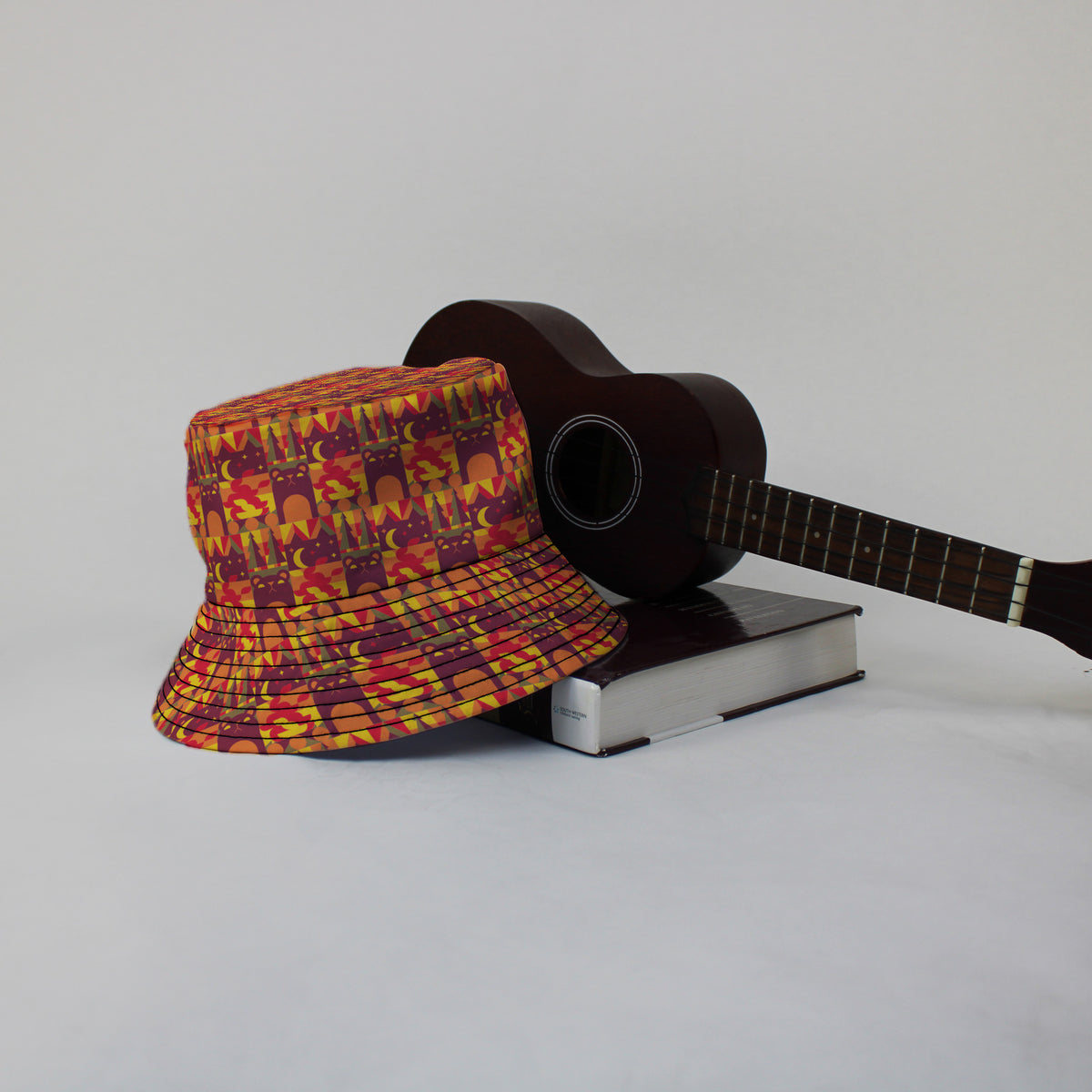 Geometric Bonfire Bucket Hat Lifestyle