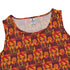 Geometric Bonfire Sleeveless Dress close front