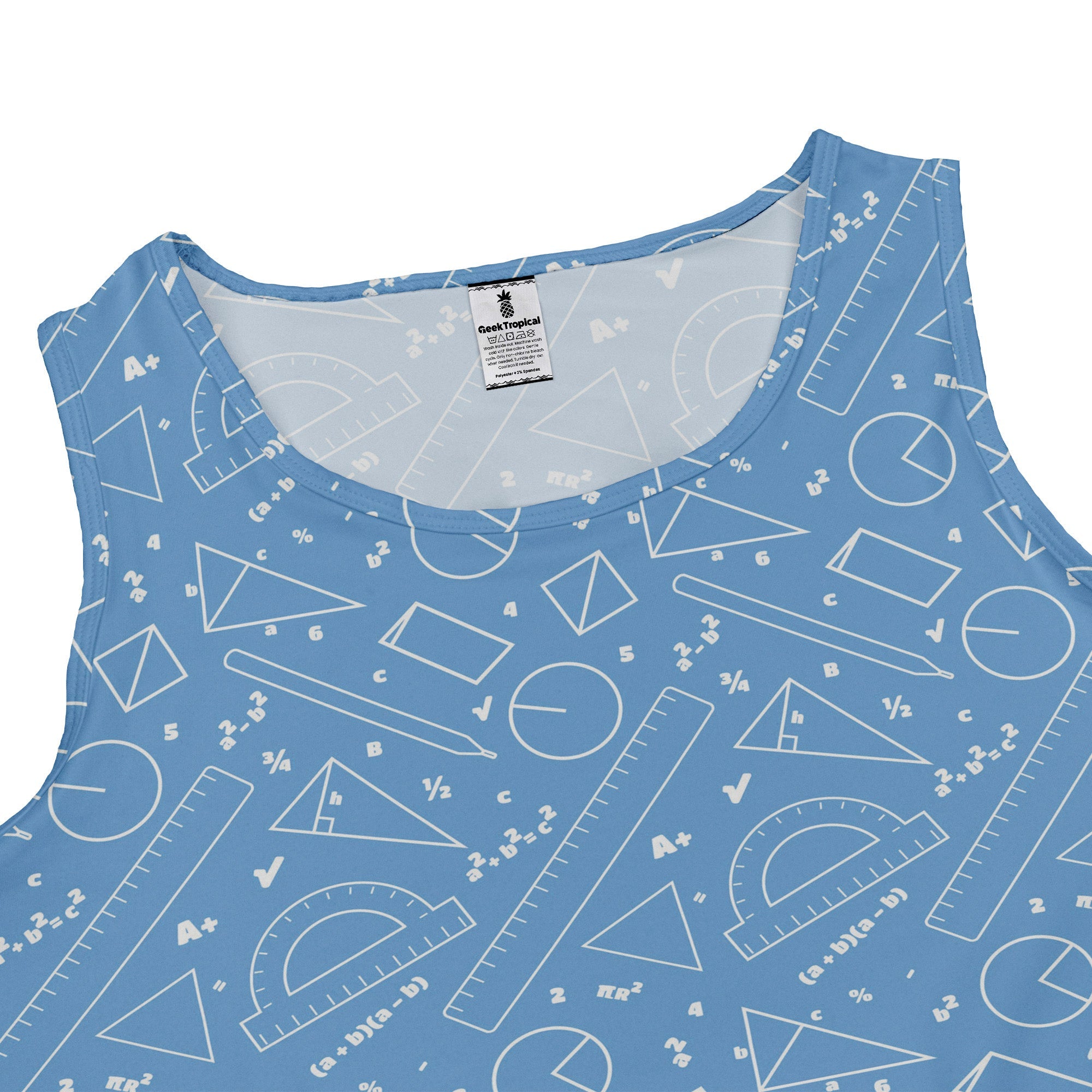 Geometry Blue Math Dress Geek Nerd lx - C mathematics print