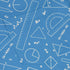 Geometry Blue Math Button Up Shirt - adult sizing - mathematics print -