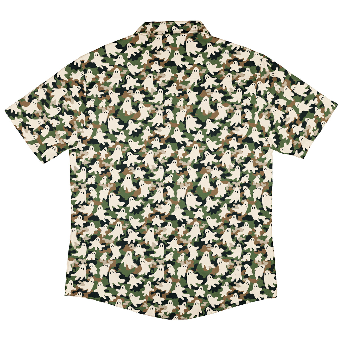 Ghost US Army You Cant See Me Button Up Shirt Back