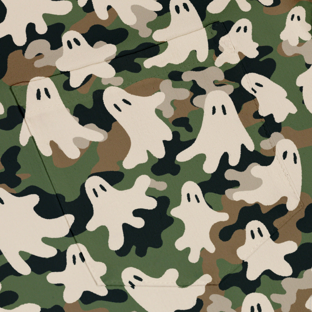 Ghost US Army You Cant See Me Button Up Shirt Pocket