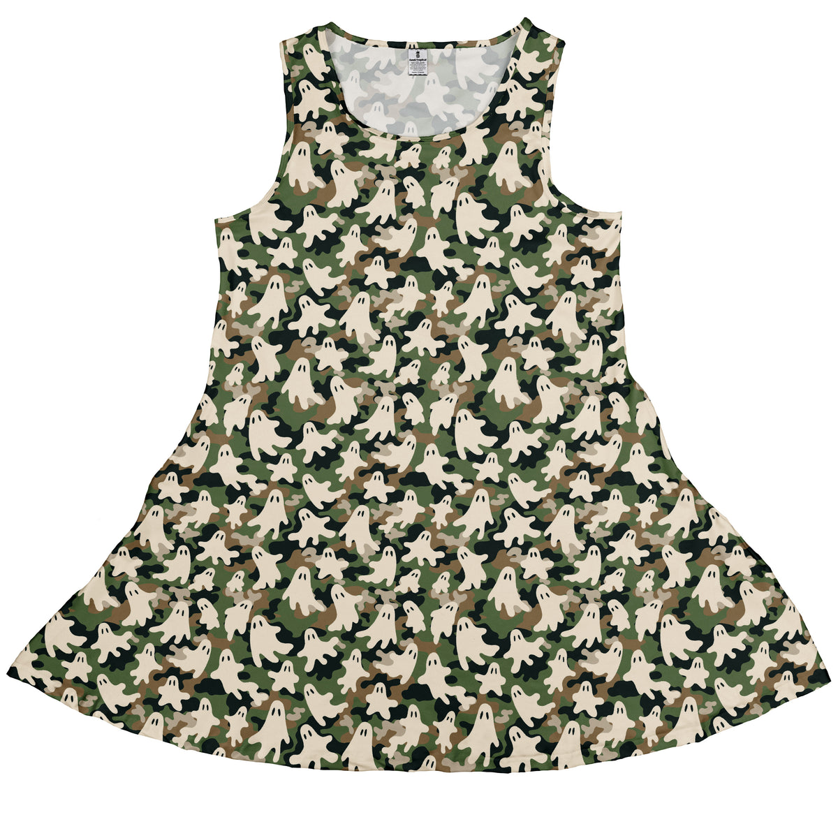 Ghost US Army You Cant See Me Sleeveless Dress front