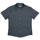 Ghost Wall Charcoal Blue Button Up Shirt Geek Nerd 0925 adult sizing All Adult Button Up Shirts