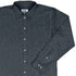 Ghost Wall Charcoal Blue Long Sleeve Button Up Shirt Geek Nerd 0925 adult sizing All Adult Button Up Shirts
