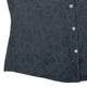 Ghost Wall Charcoal Blue Curvy Button Up Shirt Geek Nerd 0925 All Adult Button Up Shirts Design by Ardi Tong